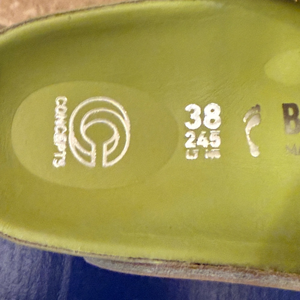 Birkenstock Lime Green Mules - Picture 13 of 16